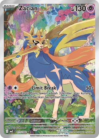 Zacian (Blue Blaze 111/103)