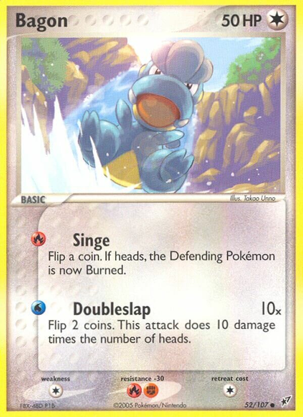 Bagon 52/107 3 EX DEOXYS COMMON PTCG