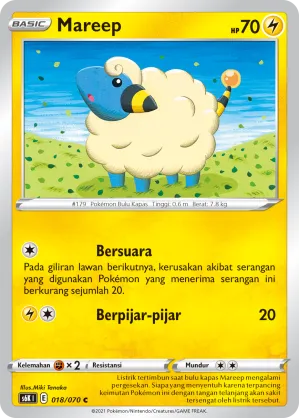 Mareep (Jet-Black Spirit 018/070)