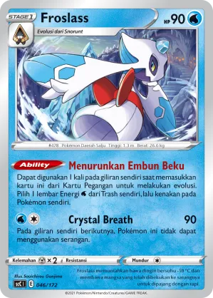 Froslass (Evolution V Starter Deck 046/172)