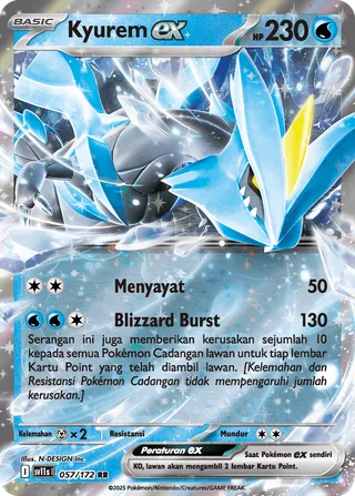 Kyurem ex (Black & White 057/172)