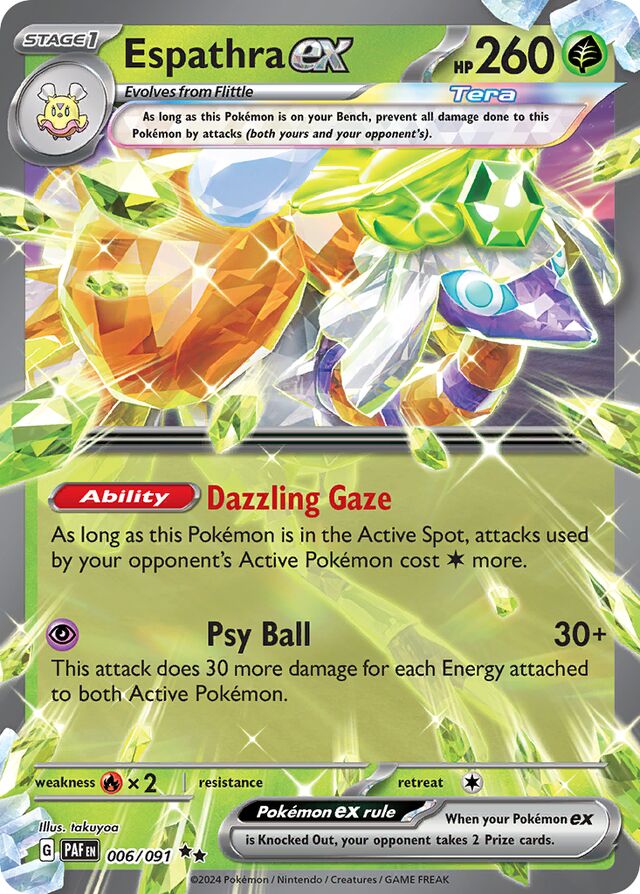 Espathraex Paldean Fates 006/091 Double Rare