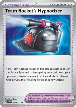 Team Rocket's Hypnotizer (Ascended Heroes 206/217)