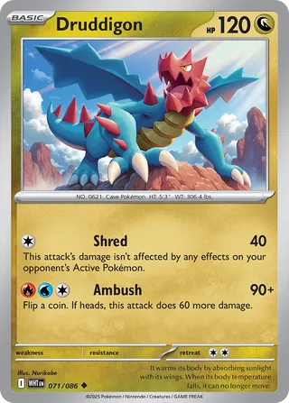 Druddigon (White Flare 071/086)