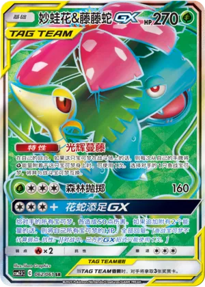 Venusaur & Snivy-GX (Striking Competition 062/061)