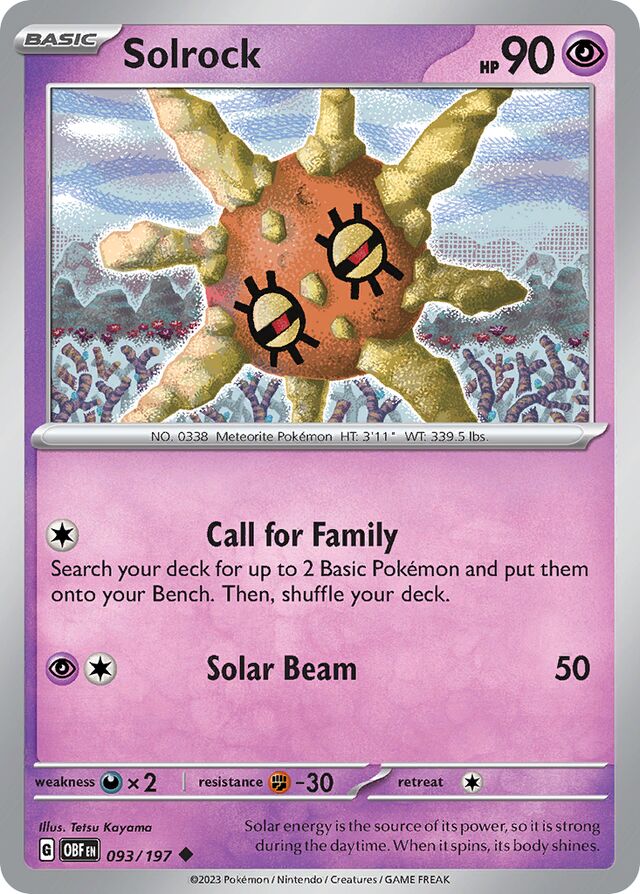093/197 Solrock OBF Uncommon