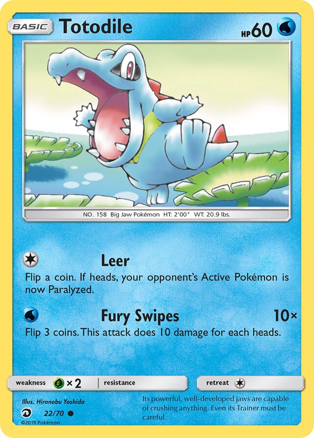 Totodile Dragon Majesty 22/70 Common