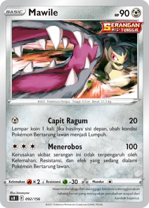 Mawile (Challenge V Starter Deck 092/156)