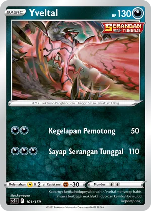 Yveltal (Strength V Starter Deck 101/159)