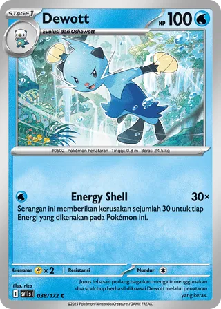 Dewott (Black & White 038/172)