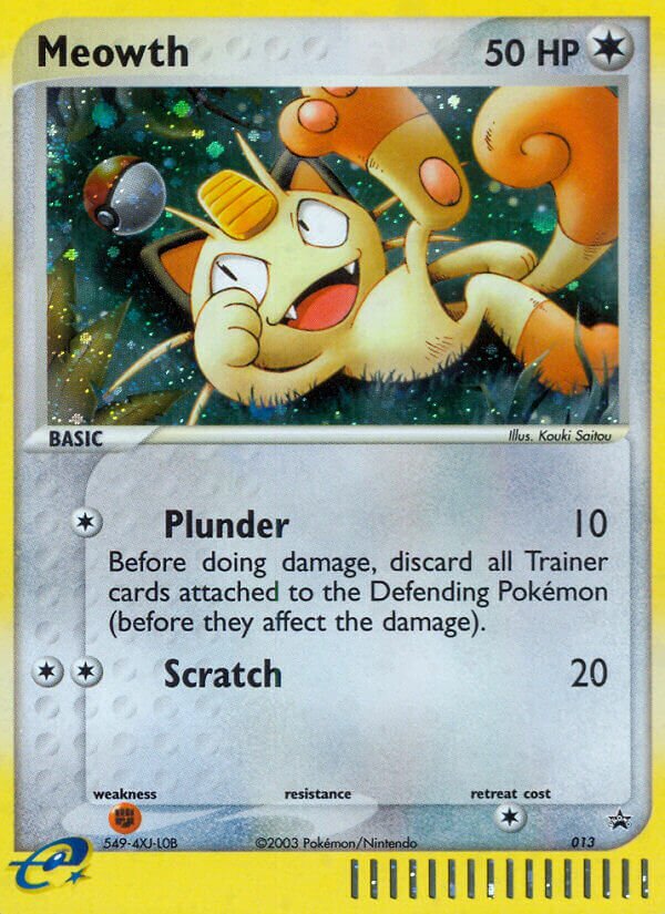 Meowth Nintendo Promos 13 PROMO