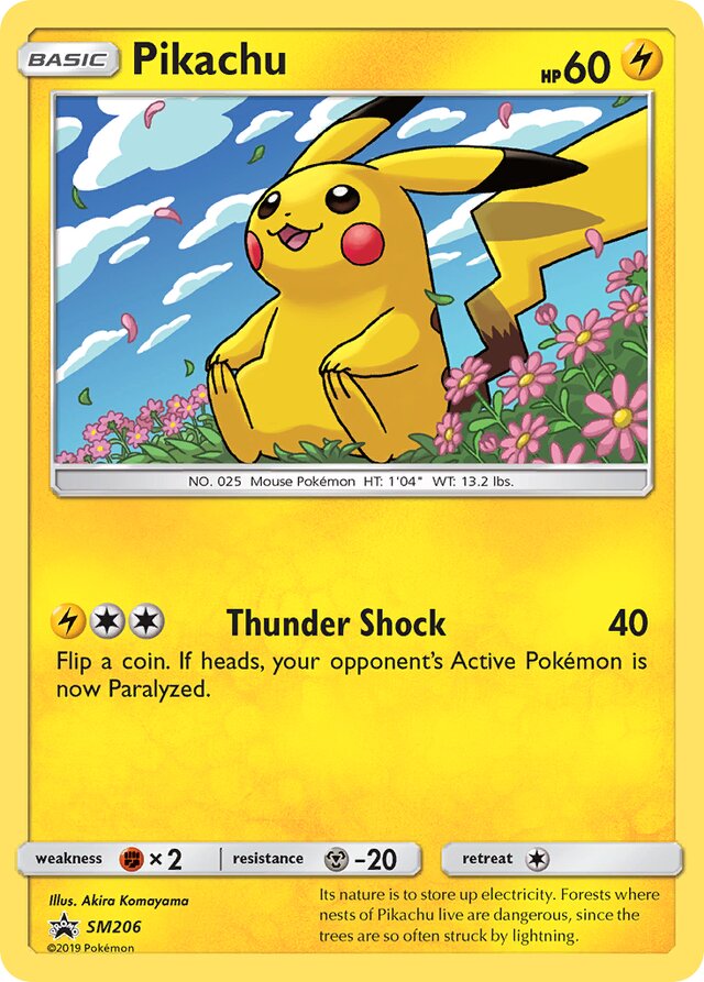SM206 Pikachu SMP PROMO