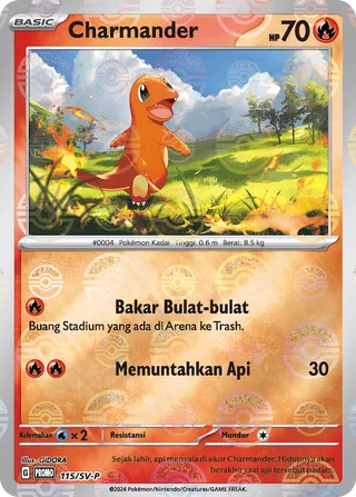 Charmander (Scarlet & Violet Promos 115/SV-P)