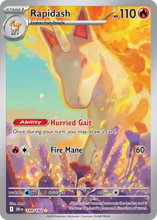 Rapidash (Destined Rivals 189/182)