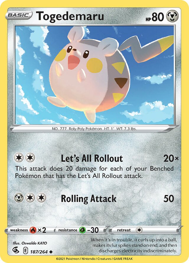 187/264 Togedemaru FST Uncommon
