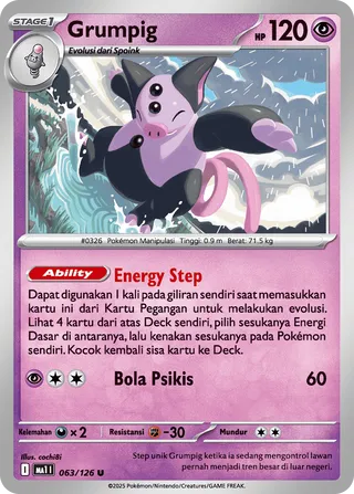 Grumpig (Mega Evolution 063/126)