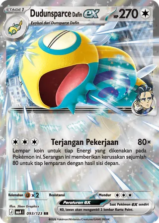 Larry's Dudunsparce ex (Void Blast 093/123)