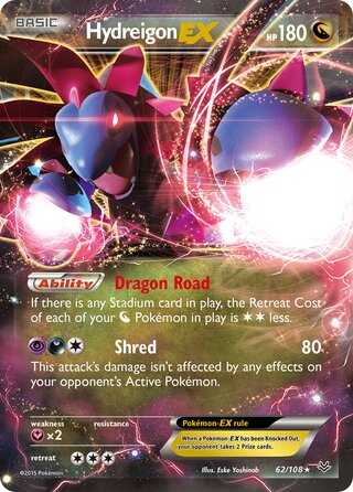 Hydreigon-EX (Roaring Skies 62/108)