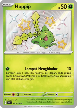 Hoppip (Shiny Treasure ex 195/190)