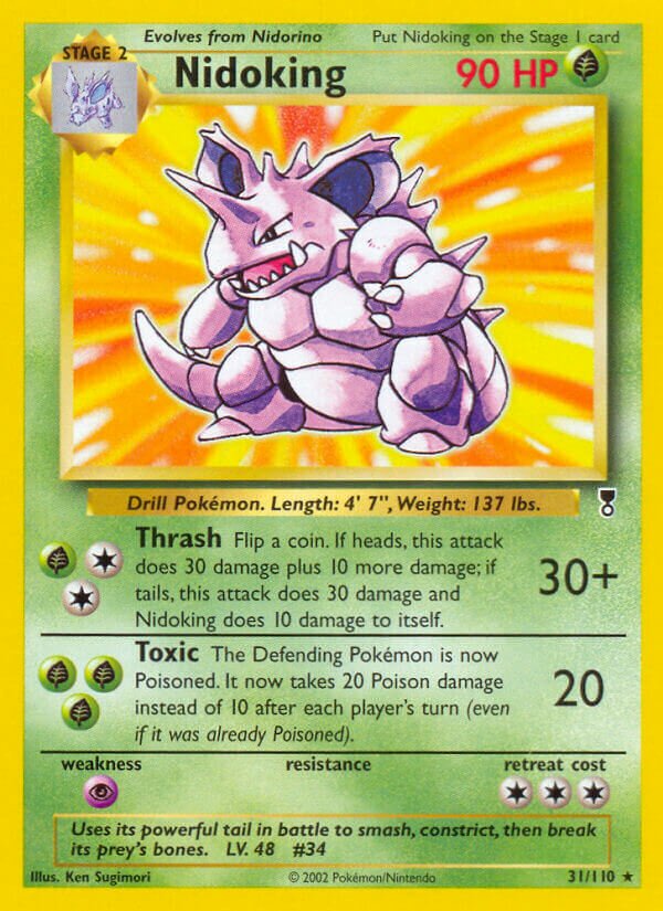31/110 Nidoking LC Rare