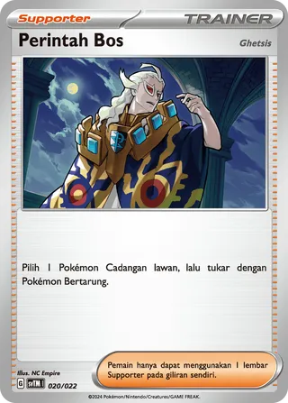 Boss's Orders (Meowscarada ex Tactics Deck 020/022)