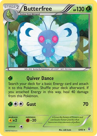 Butterfree (Generations 5/83)