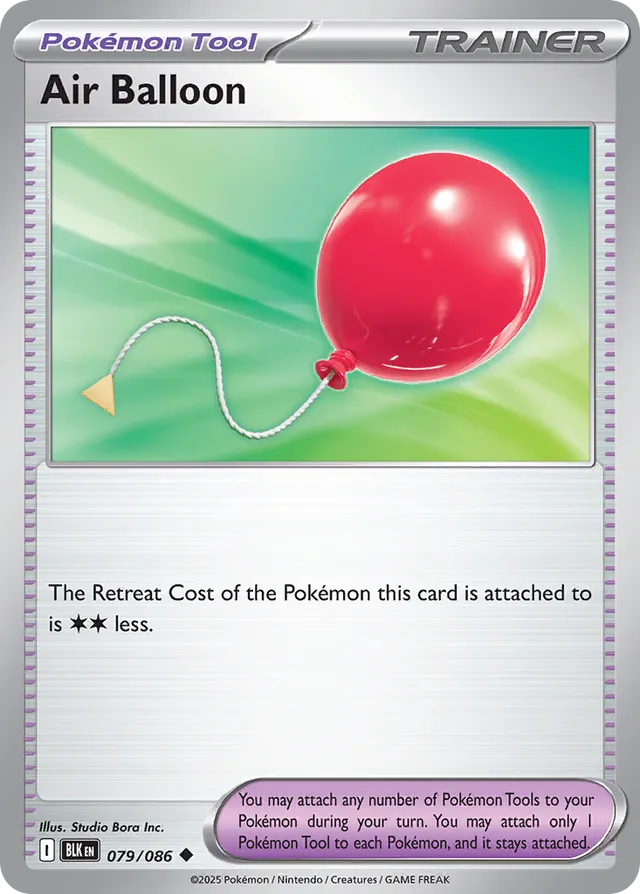 Air Balloon Black Bolt 079/086 Uncommon