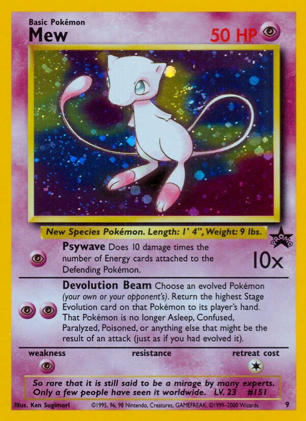 Mew Wizards Black Star Promos 9 PROMO