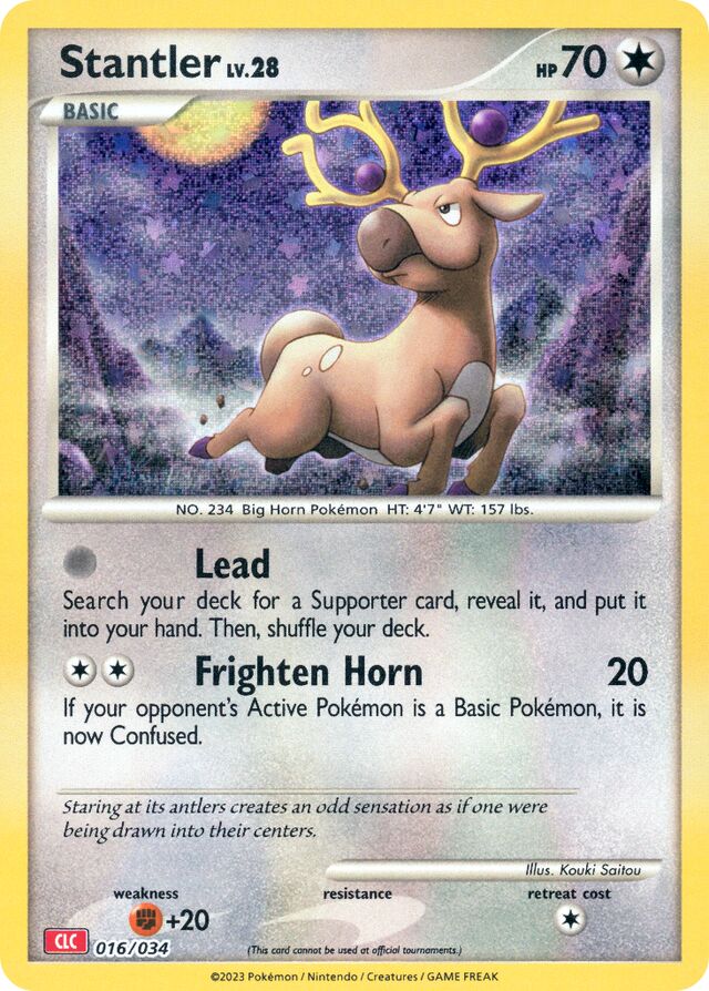 Stantler Charizard & Ho-Oh ex Deck 016/034