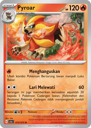 Pyroar (Triplet Beat 015/073)