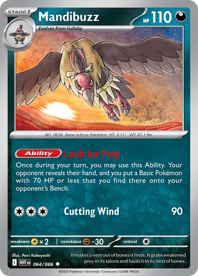 064/086 Mandibuzz WHT Uncommon