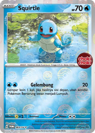 Squirtle (Scarlet & Violet Promos 063/SV-P)