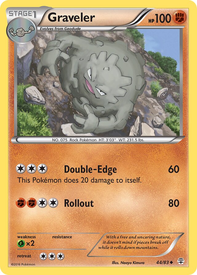 Graveler Generations 44/83 Uncommon