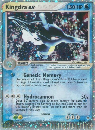 92/97 Kingdra ex DR Rare Holo ex