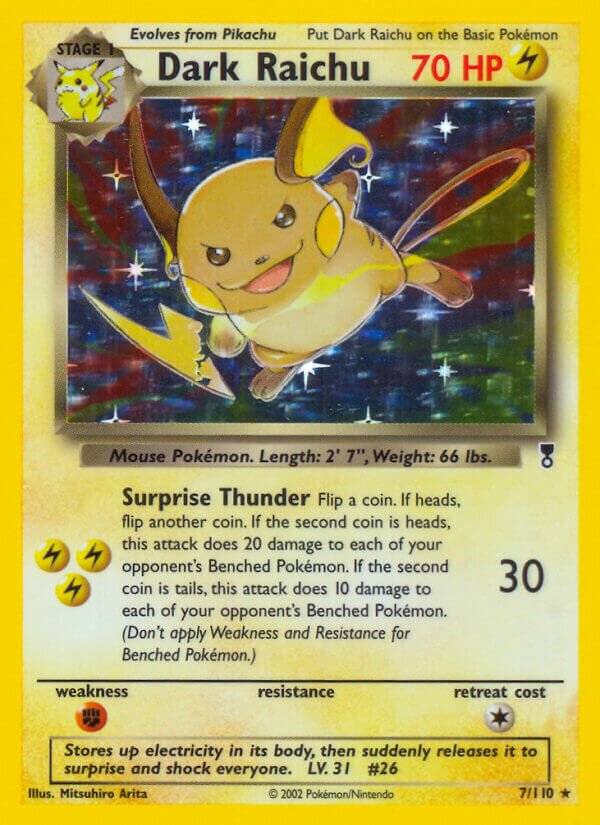 Dark Raichu (Legendary Collection 7/110) – TCG Collector