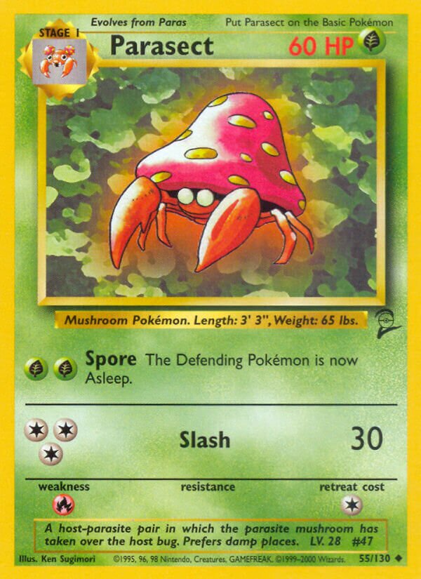Parasect Base 2 55/130 Uncommon