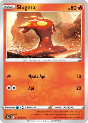 Slugma (Eevee Heroes 012/069)