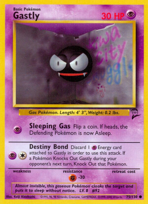 Gastly Base 2 75/130 Common