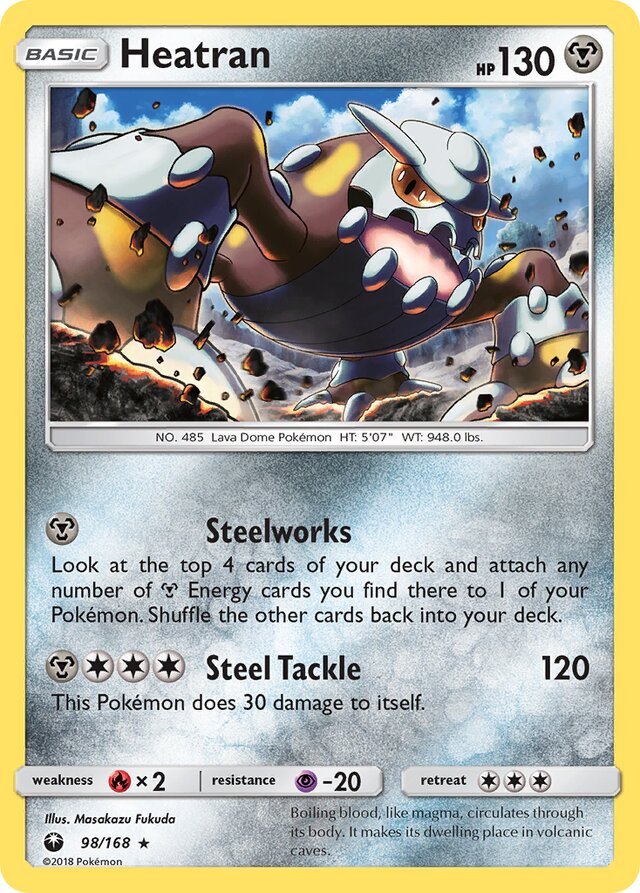 Heatran Celestial Storm 98/168 Rare Holo