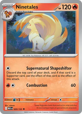 020/132 Ninetales MEG Uncommon
