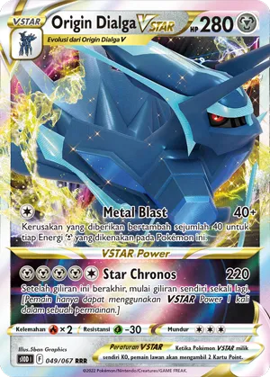 Origin Forme Dialga VSTAR (Time Gazer 049/067)