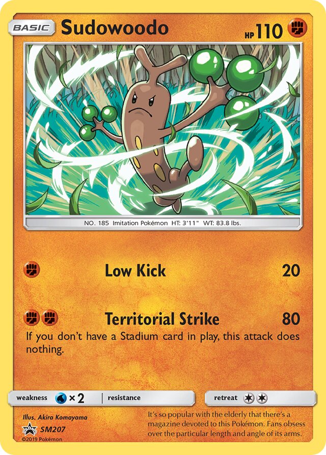 SM207 Sudowoodo SMP PROMO