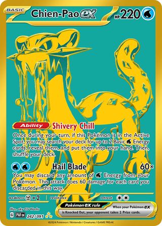 Chien-Pao ex (Paldean Fates 242/091)