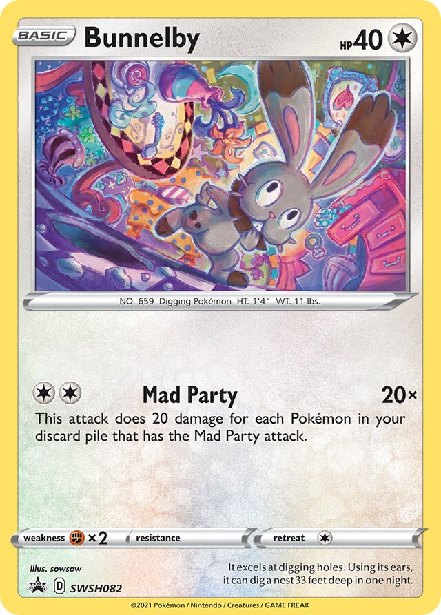 SWSH082 Bunnelby SSP PROMO