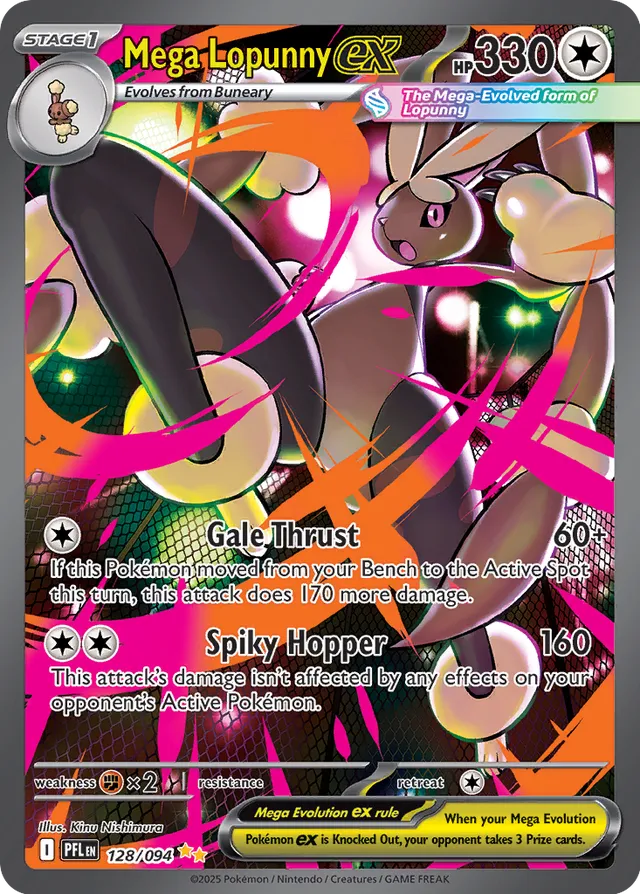 128/094 Mega Lopunny ex PFL Special Illustration Rare
