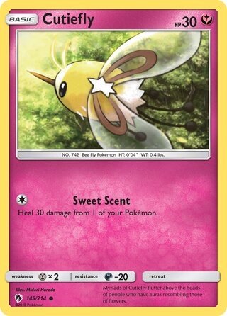 Cutiefly (Lost Thunder 145/214)