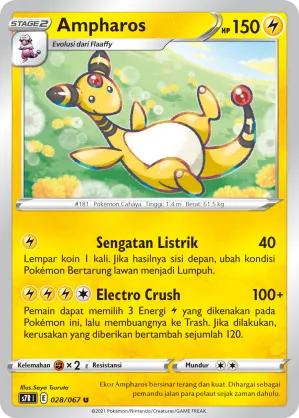 Ampharos (Blue Sky Stream 028/067)