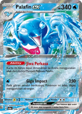 Palafin ex (Terastal Festival ex 046/187)