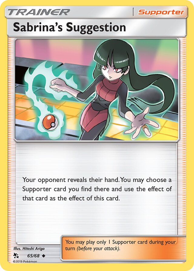 Sabrina's Suggestion Hidden Fates 65/68 Uncommon