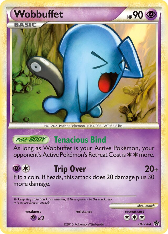 Wobbuffet HGSS Black Star Promos HGSS04 PROMO